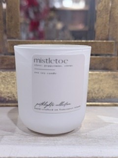 Mistletoe Candle 2oz White