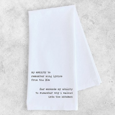 Tea Towel My Ability Remember