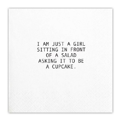 Napkins Cocktail Just A Girl