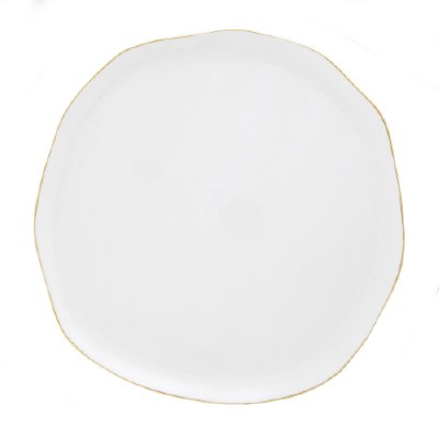 Ceramic Gold Rim Tray