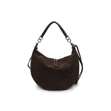 Nadine Suede Purse Chocolate
