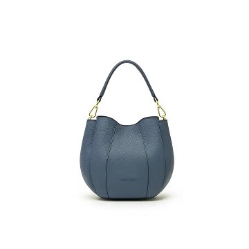 Odelia Leather Purse Denim