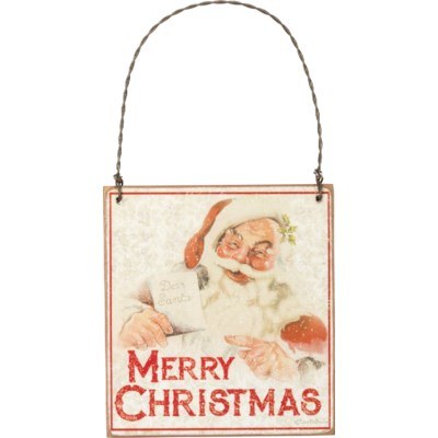 Timeless Merry Xmas Ornament
