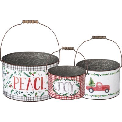 Bucket Metal Joy Small 1ct