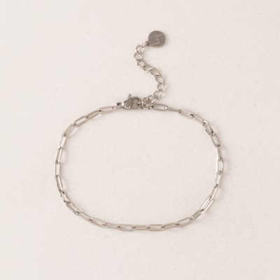 Paperclip Bracelet Silver Wp