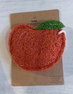 Loofah Scrub 1pc Peach