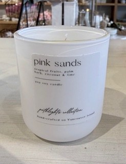 Candle 2oz Pink Sands White