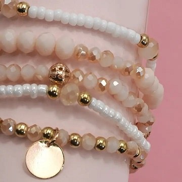 Beaded Bracelet 5pcs