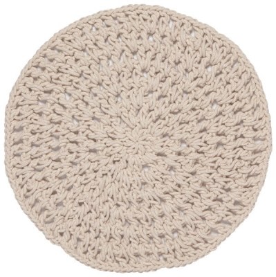 Placemat Natural Notted Round