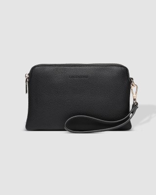 Poppy Clutch  Black