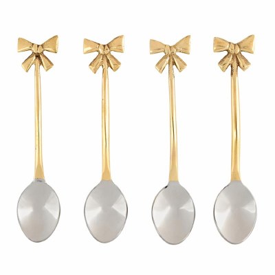 Bow Gold 1ct Spoon