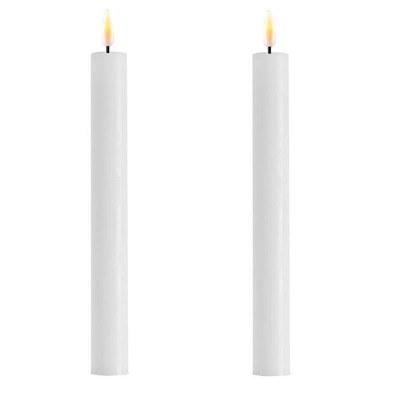 Led Tapers 9.6in 2ct White