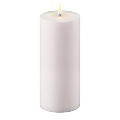 Led Candle White Outdoor 4x8in