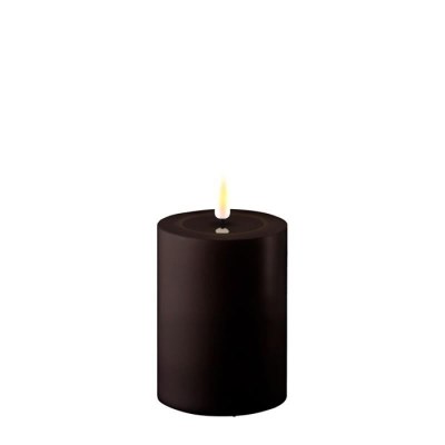 Led Candle Black Outdoor 3x4in