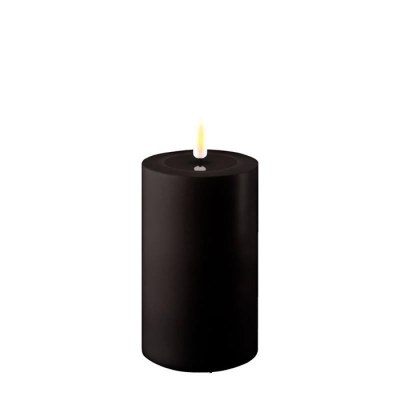 Led Candle Black Outdoor 3x5in