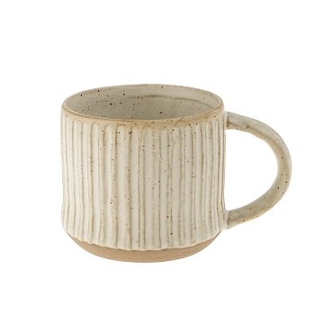 Mug Rippled Natural