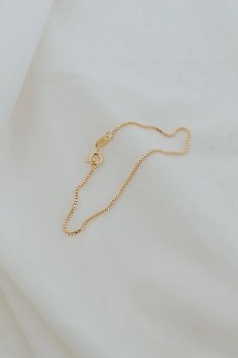 Box Bracelet Gold Wp 1mm