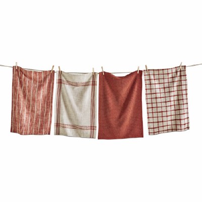 Tea Towel Red/natural 1ct