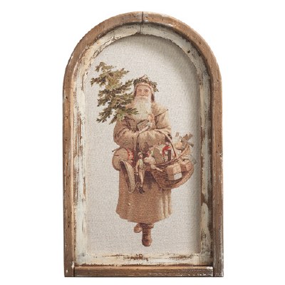 Vintage Santa Picture 1ct