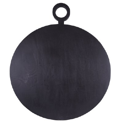 Charcuterie Board Black Round