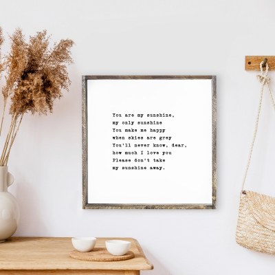You Are My Sunshine Print