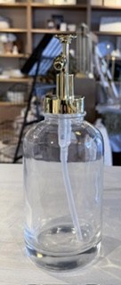 Clear Glass Syrup Bottle 1pc