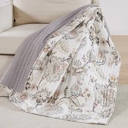 Quilted Throw Ophelia Blush