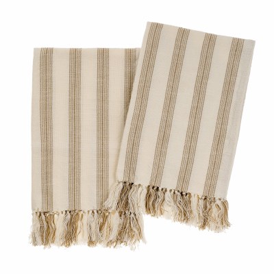 French Stripe Hand Towel 1ct