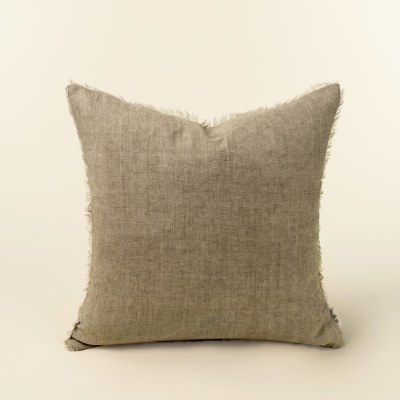 Lina Linen Pillow 24in Almond
