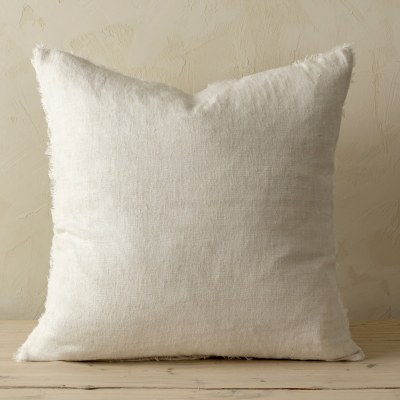 Lina Linen Pillow 24in Glacier