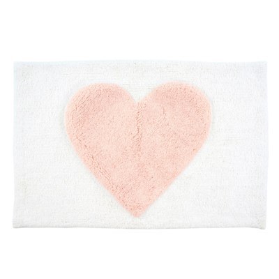 Love Bath Mat 30in X 20in Pink