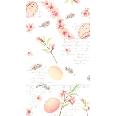 Napkins Eggs & Feathers 15ct