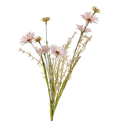 Wildflower Spray Pink Stem