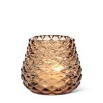 Pineglow Candle Holder Amber