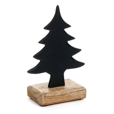 Black Tree Wood Base 6in