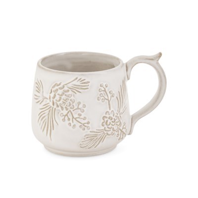 Embossed Pnecone Mug 1ct