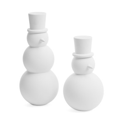 Snowman White 7in 1ct