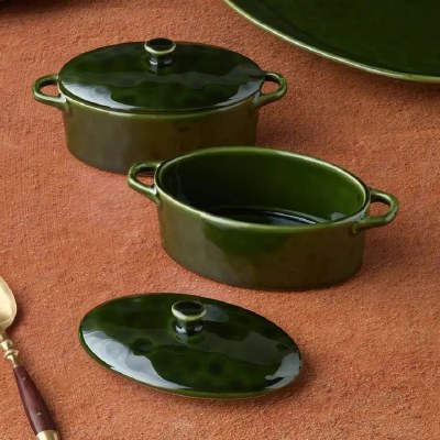Verde Oval Mini Baker