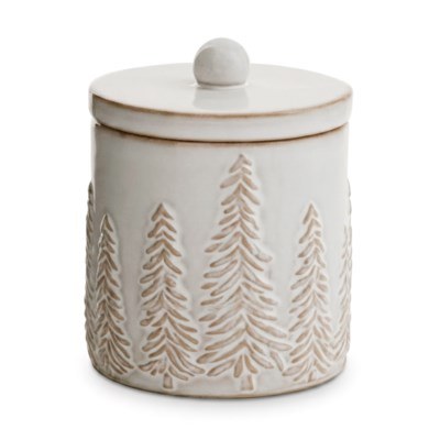 Jar With Tree Design