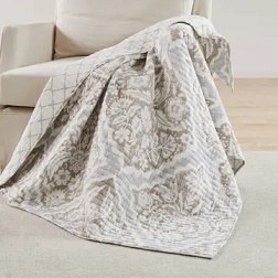 Quilted Throw Becker Taupe