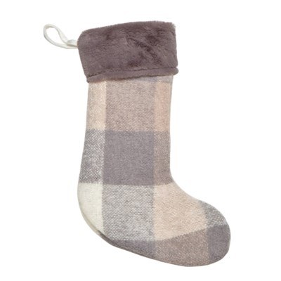 Stocking Grey/beige Check