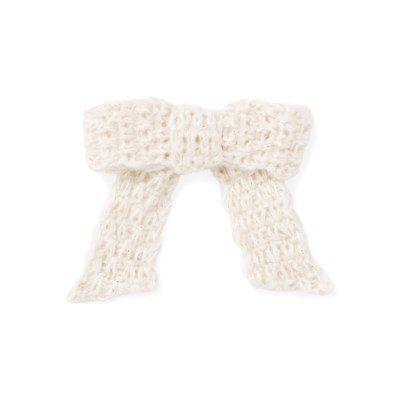 Bow Sherpa Clip Cream 1ct