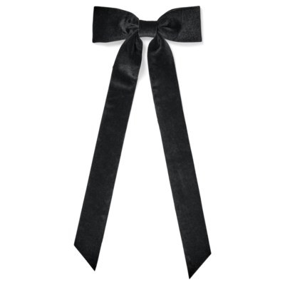 Bow Ornament Black