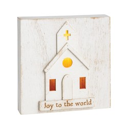 Wood Church Led Joy