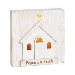 Wood Church Led Peace
