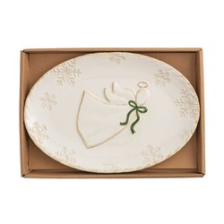 Angel Sentiment Platter Xmas