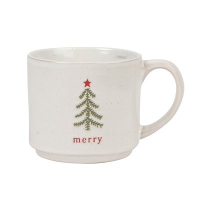 Mug Merry Stoneware 16oz