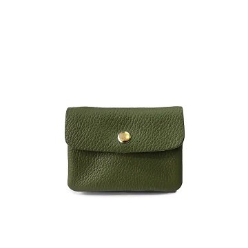 Luce Change Purse Leather Khak