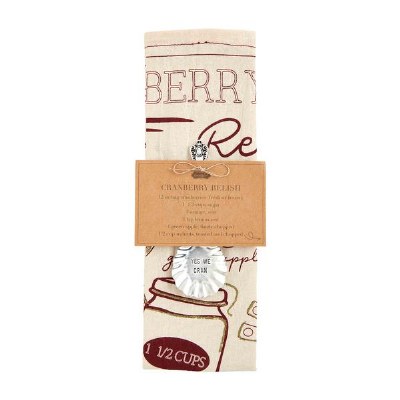 Tea Towel Set Cranberry Relish