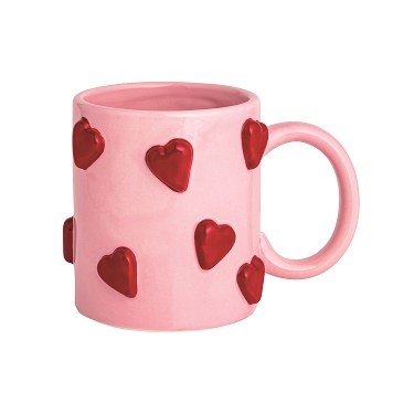 Heart Mug Pink/red